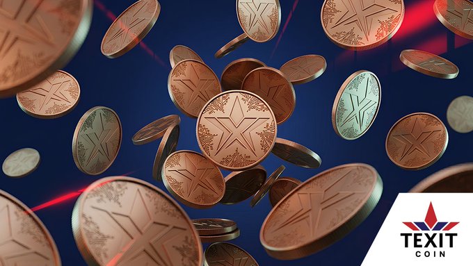 TEXITcoin X post preview